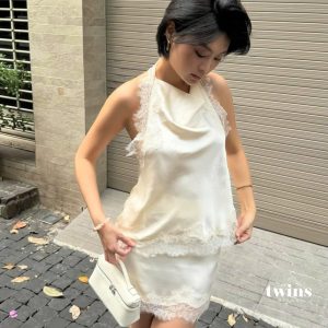 SET VÁY LỤA REN
