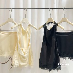 SET VÁY LỤA REN