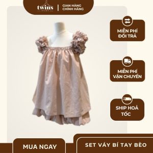 Set váy bí tay bèo