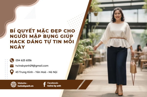 Bí quyết mặc đẹp cho người mập bụng giúp hack dáng tự tin